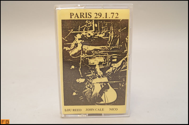  tax included * rare *b-to cassette tape LOU REED JOHN CALE NICO / PARIS 29.1.72. 1972 year b-to leg b-to leg collector goods -N2-8013