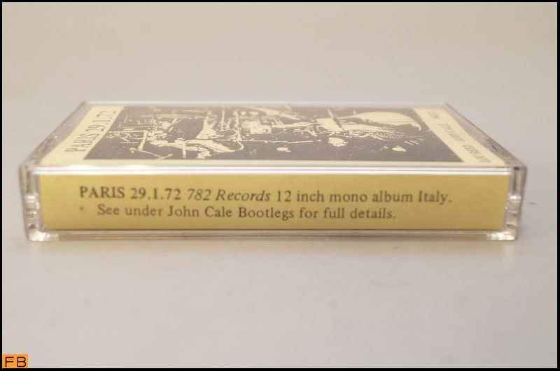  tax included * rare *b-to cassette tape LOU REED JOHN CALE NICO / PARIS 29.1.72. 1972 year b-to leg b-to leg collector goods -N2-8013