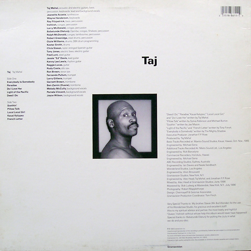 【LP】タジマ・ハール／Taj