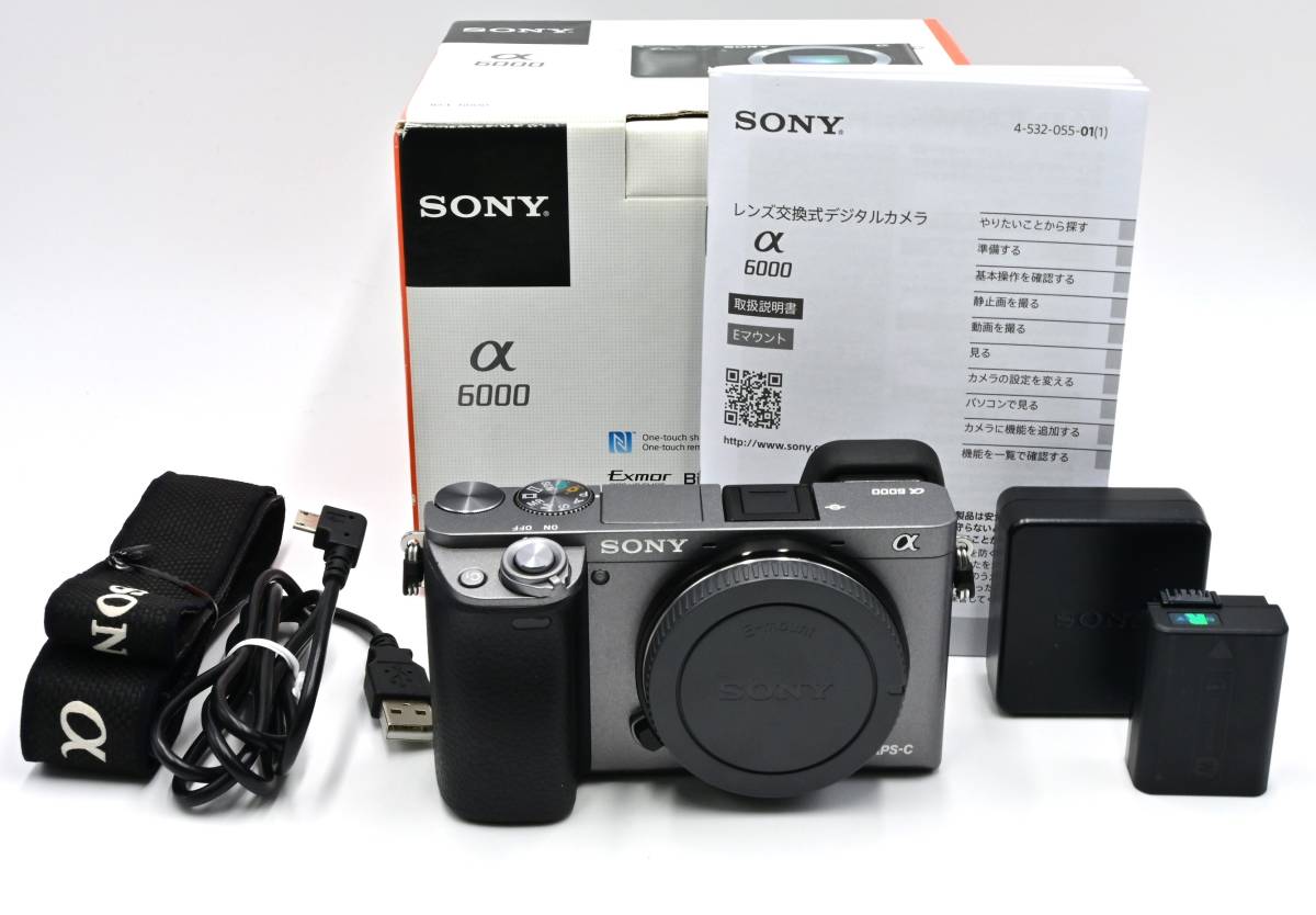 激安大特価！】 ミラーレス一眼 ショット数『2834』 SONY ソニー α6000