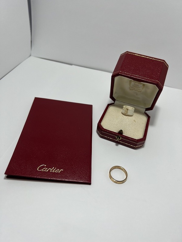Cartier カルティエ K18 PG 750 ミニラブリング LOVE 52の画像1