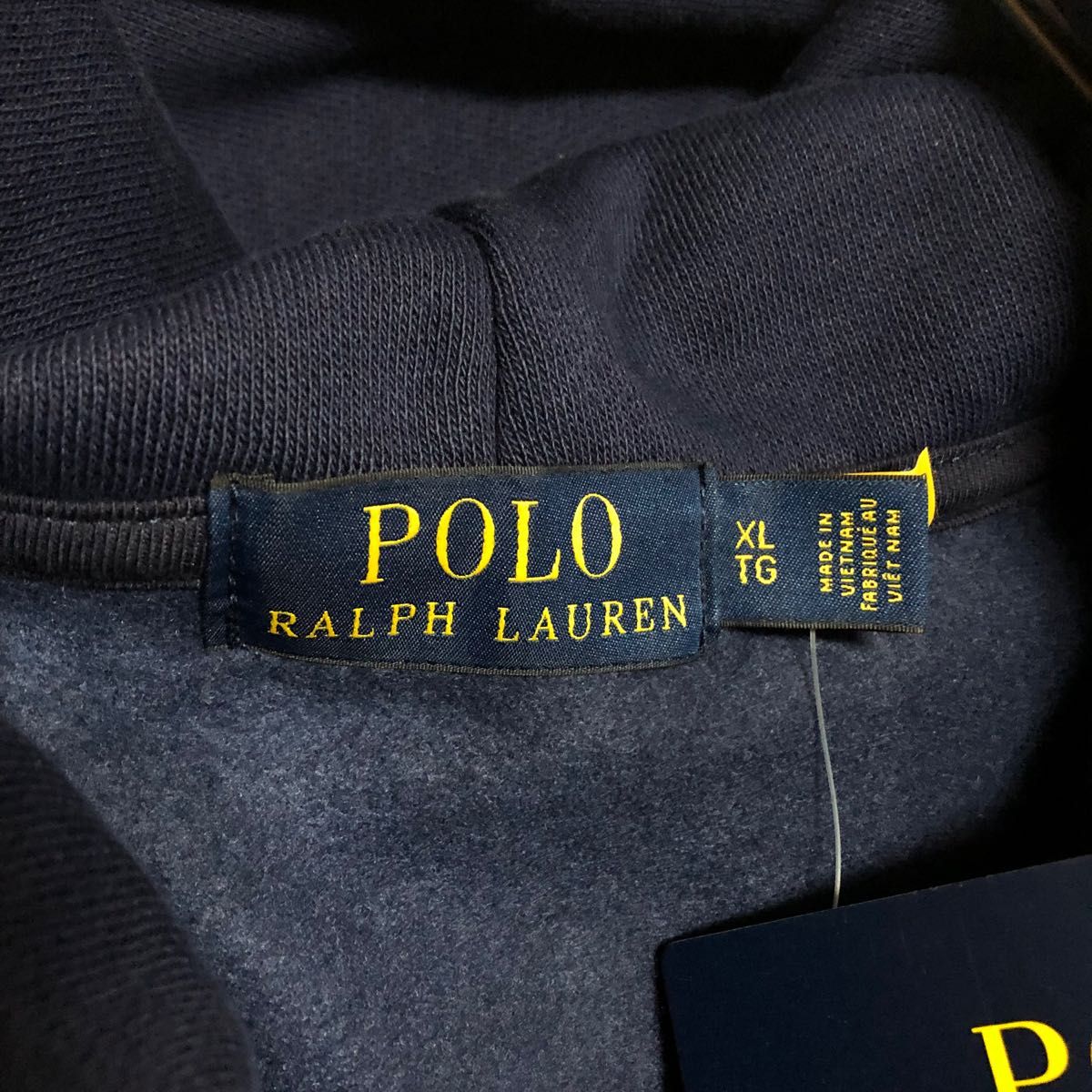 【ラスト1着】Polo Ralph Lauren ポロベア ネイビー 紺 スウェット パーカー