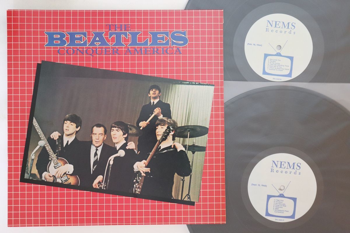 米2discs LP Beatles Conquer America SHU6465 NEMS /00520の画像1
