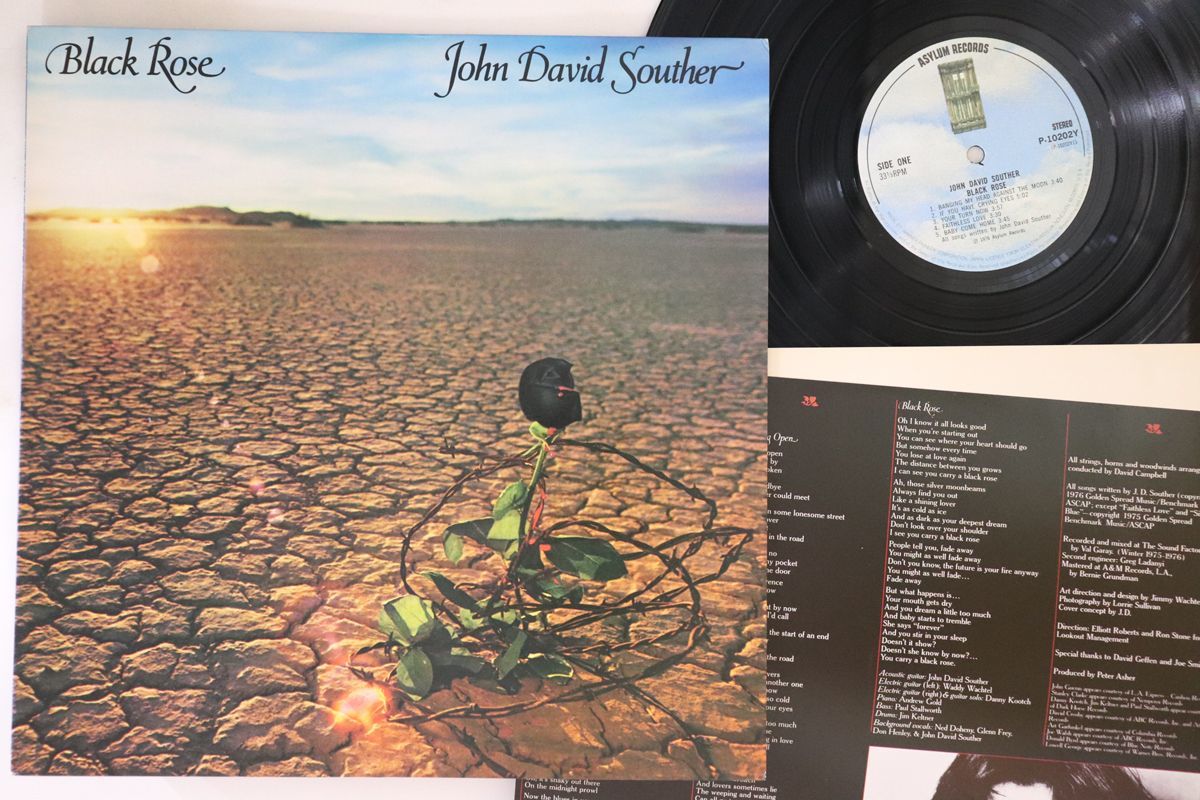 LP John David Souther Black Rose P10102Y ASYLUM /00260_画像1