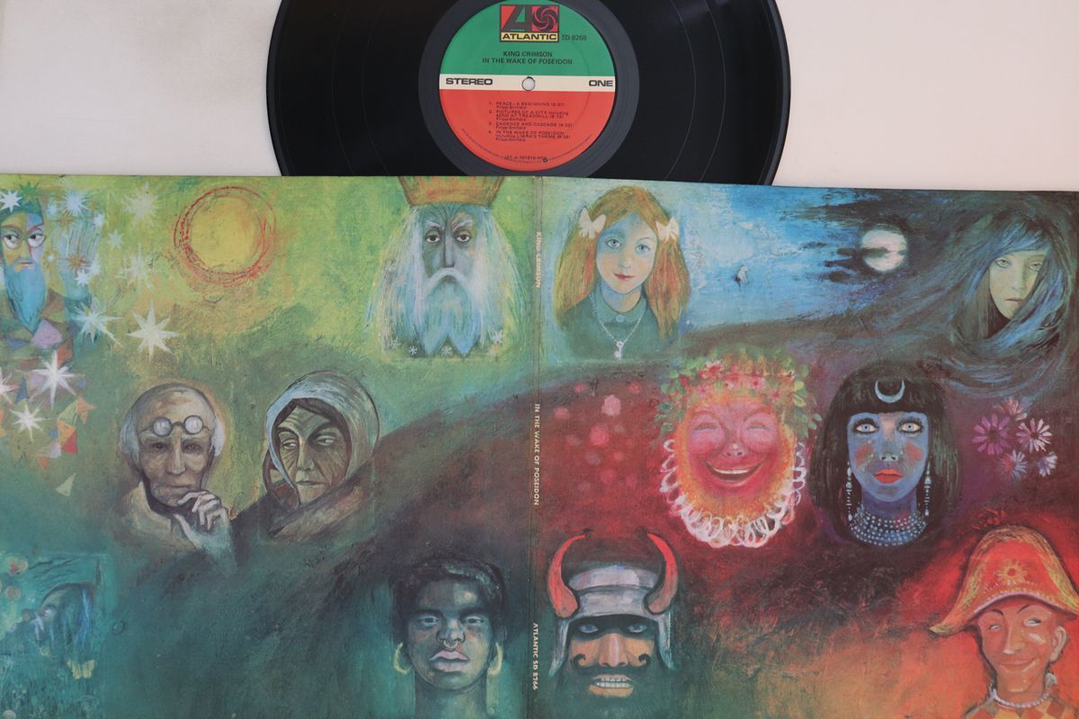 米LP King Crimson In The Wake Of Poseidon SD8266 ATLANTIC /00400_画像1