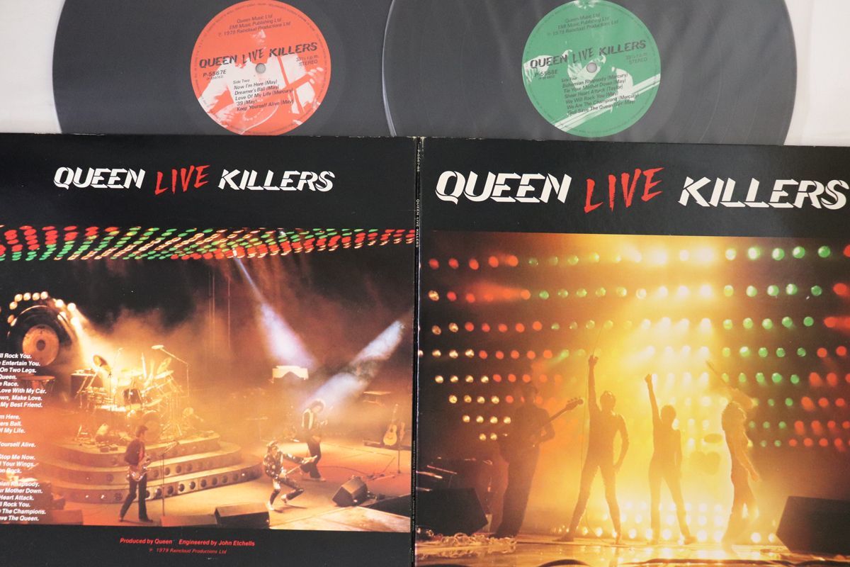 2discs LP Queen Live Killers P55678E ELEKTRA /00500_画像1