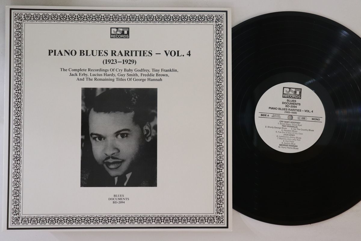 オーストリアLP Various Piano Blues Rarities Vol. 4 BD2094 RST /00260の画像1