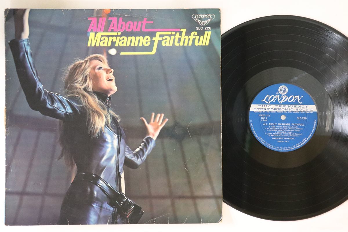 LP Marianne Faithfull All About Marianne Faithfull SLC226LONDON Japan /00260_画像1