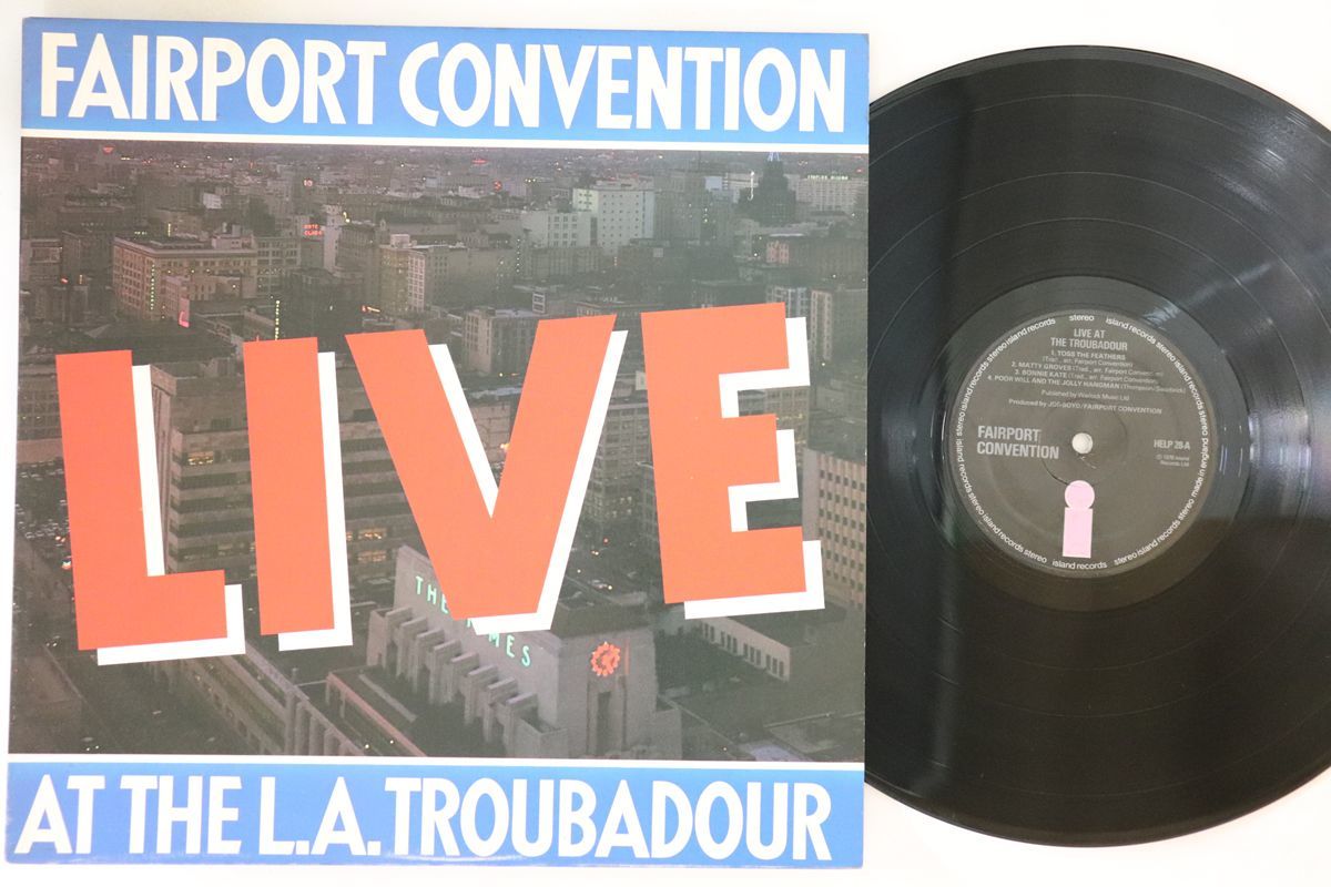 英LP Fairport Convention Live At The L.a. Troubadour HELP28 ISLAND /00260_画像1