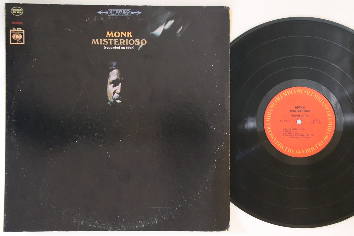 米LP Thelonious Monk Misterioso (Recorded On Tour) CS9216 COLUMBIA /00260_画像1