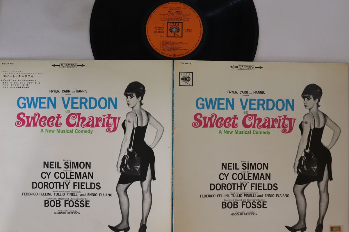 LP Ost, Gwen Verdon Sweet Charity YS747C CBS /00400_画像1