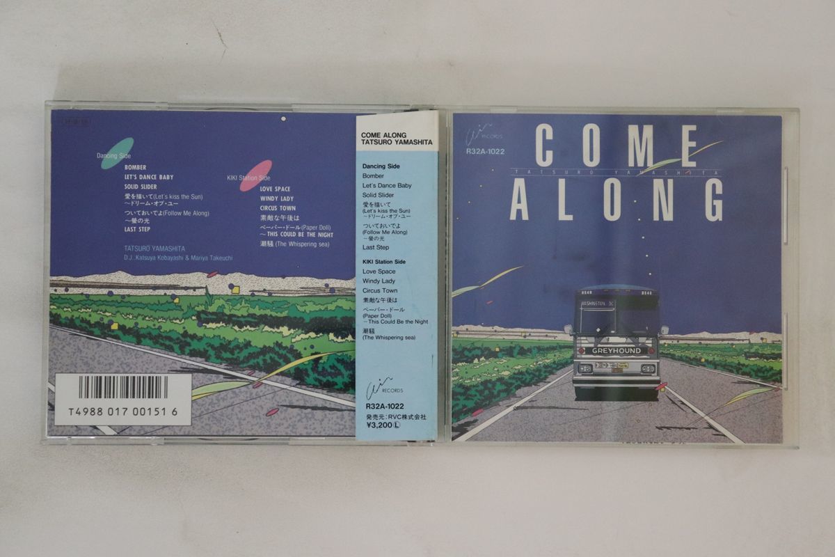 CD 山下達郎 COME ALONG R32A1022 Air Records /00110_画像1