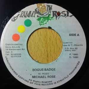 ジャマイカ7 Michael Rose Bogus Badge NONE Grammy Rose /00080_画像1