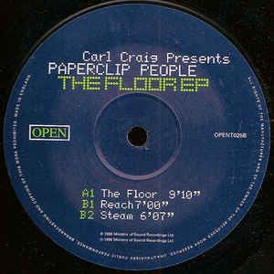 英12 Carl Craig, Paperclip People The Floor EP OPENT025 Open /00250_画像1