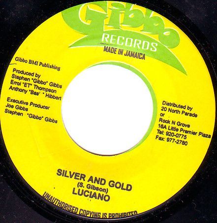 ジャマイカ7 Luciano / I Wayne Silver And Gold / Living In Love NONE Gibbo Records /00080_画像1