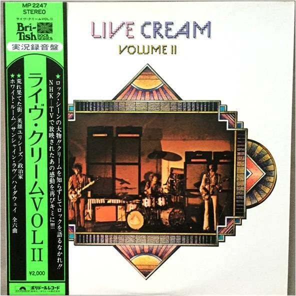 LP Cream Live Cream Volume 2 MP2247 POLYDOR /00260_画像1