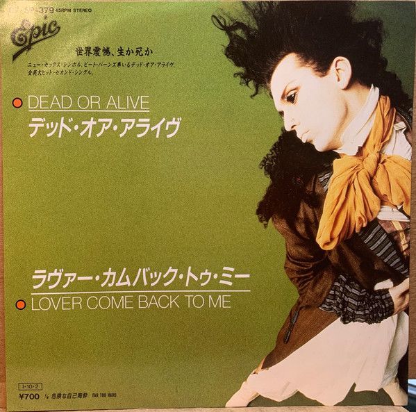 7 Dead Or Alive Lover Come Back To Me/Far Too Hard 075P379 EPIC /00080_画像1