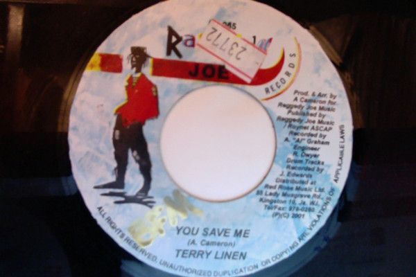 ジャマイカ7 Terry Linen You Save Me RJ065 Raggedy Joe Records /00080_画像1