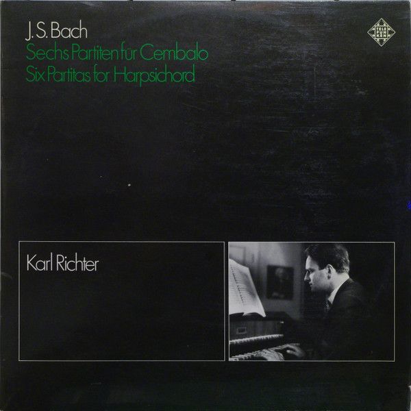 独2discs LP Johann Sebastian Bach - Karl Richter Sechs Partiten F?r Cembalo KT1101212 Telefunken /00660_画像1