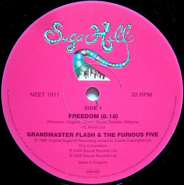 12 Grandmaster Flash & The Furious Five Freedom NEET1011 SEQUEL US Vinyl /00250_画像1