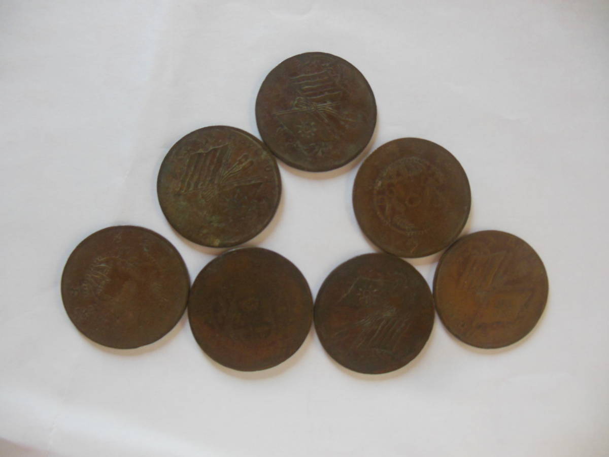 中國造幣硬幣各種約520克 原文:中国古銭コイン色々　　約520ｇ