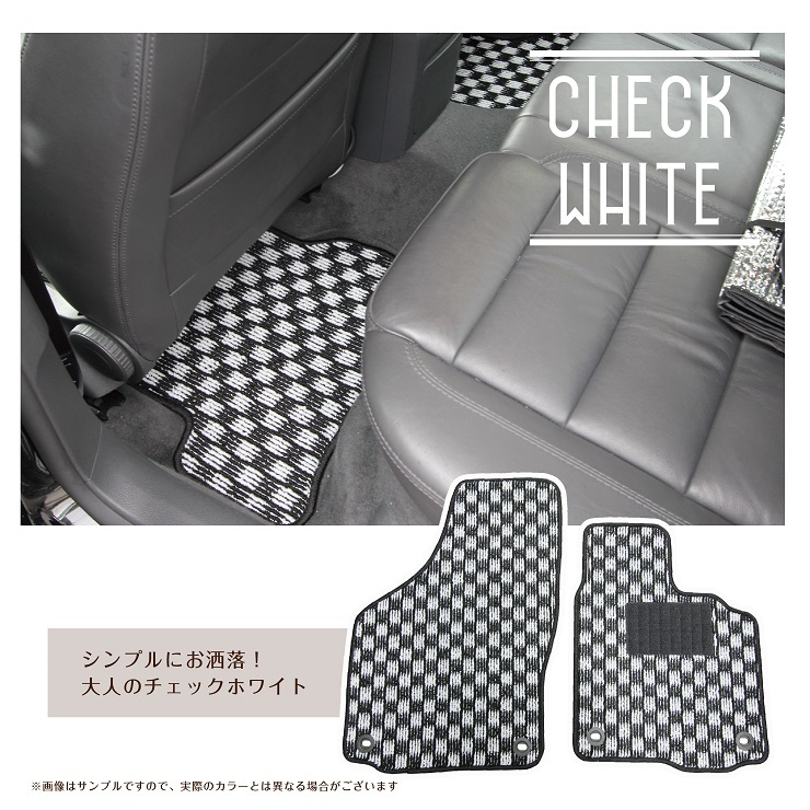 BMW 5 series E60/61 floor mat 2 sheets set 2003.08- right / left steering wheel custom-made Be M check NEWING new wing 