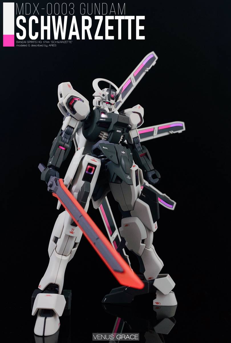 HG 1/144 ガンダムシュバルゼッテ 塗装済完成品 機動戦士ガンダム 水星