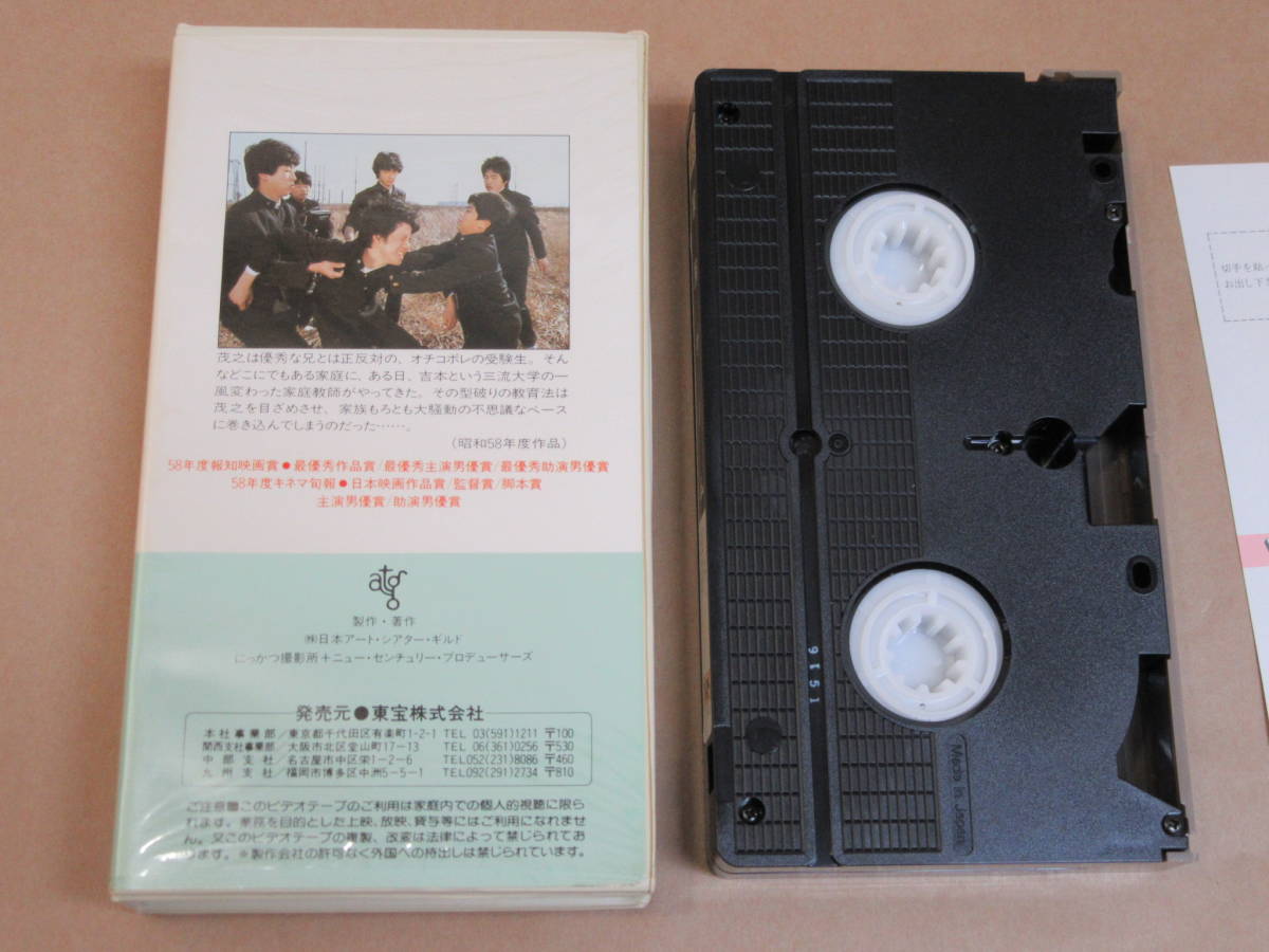 VHS video *[ family game ] Matsuda Yusaku /( rental superior article )/ATG video library / Morita . light direction work 