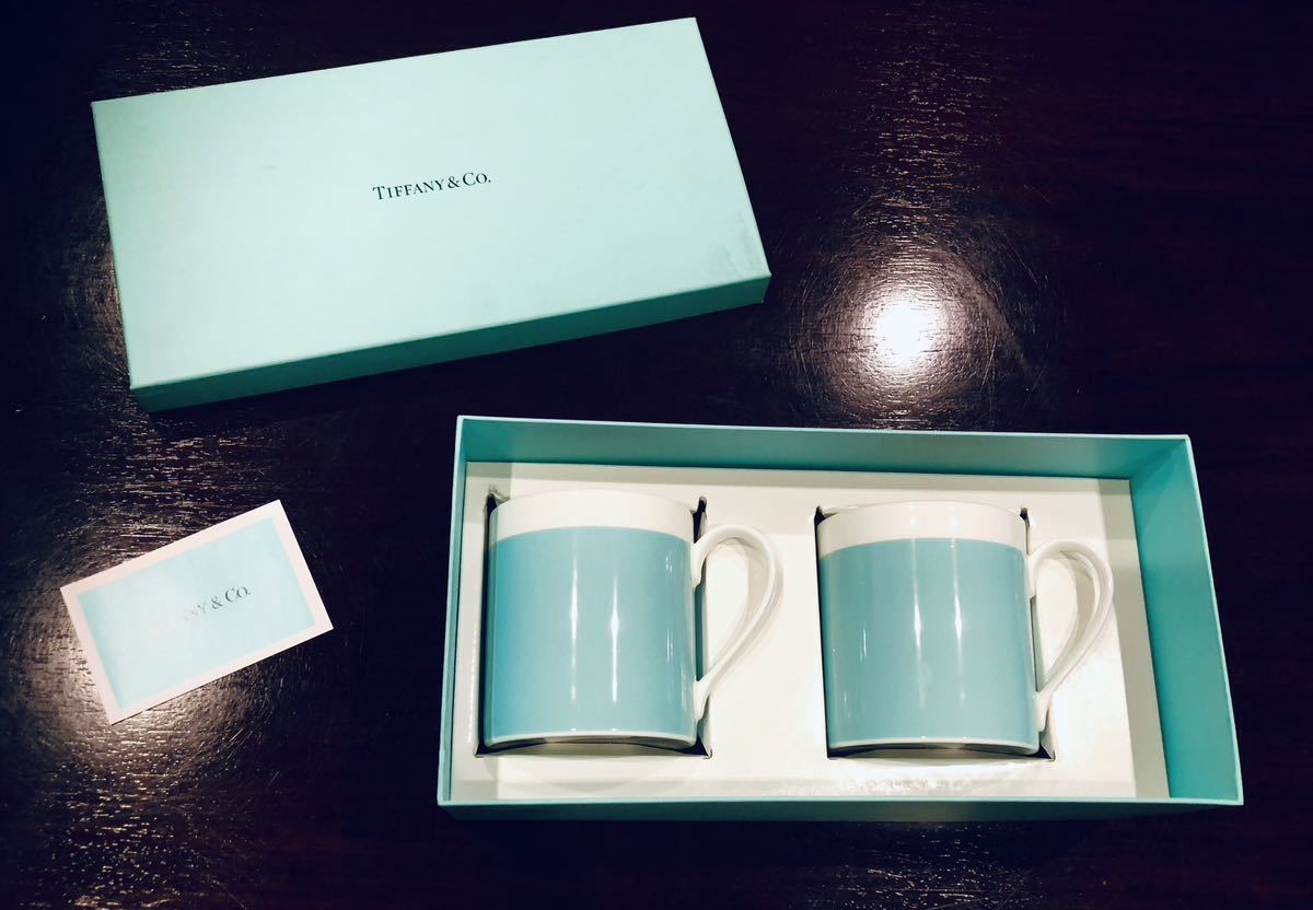 新しい季節 Tiffany&Co. ティファニー カラーブロック マグカップ ペア