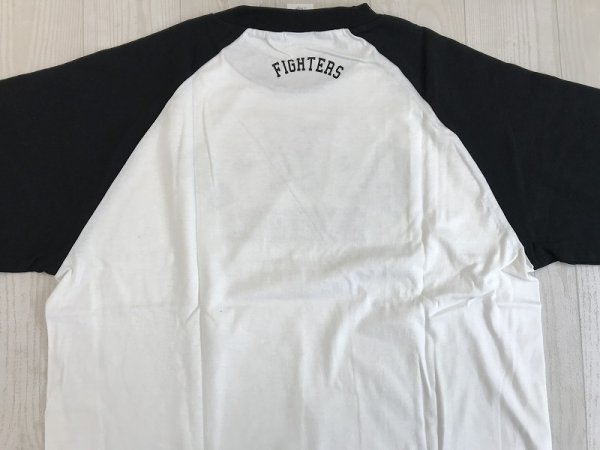 〈送料280円〉新品！北海道日本ハムファイターズ メンズ 七分袖Tシャツ ラグラン L 黒白_画像3