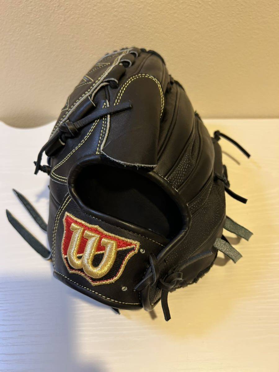 爆売り!】 ウィルソン 硬式グラブ 左投げ (90SS)ブラックスーパー