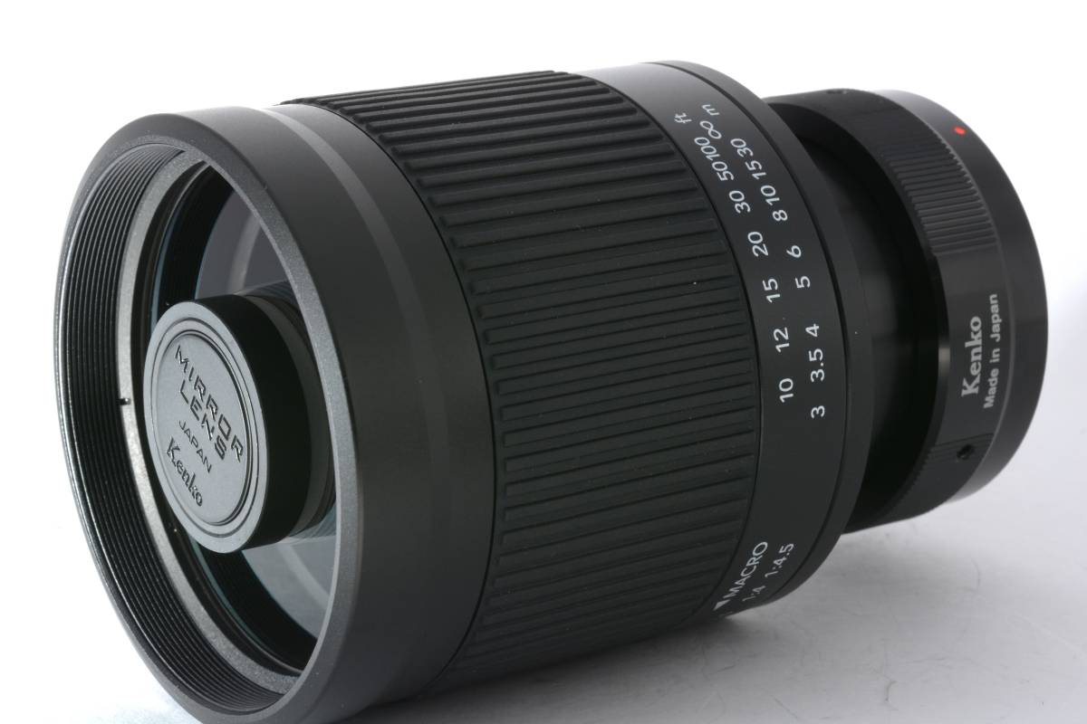 73-71【美品】ケンコー　KENKO MF MIRROR LENS 400mm F8　キャノンM （箱付き）_画像1