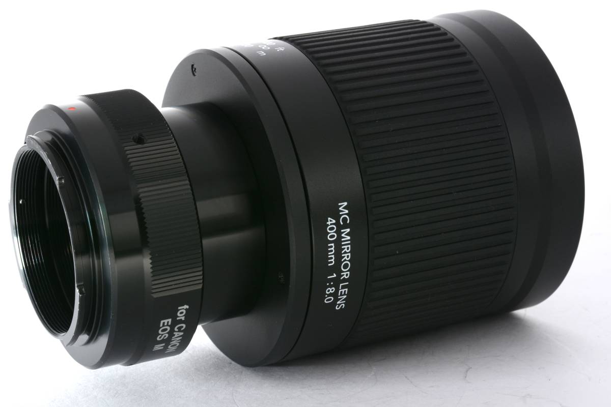 73-71【美品】ケンコー　KENKO MF MIRROR LENS 400mm F8　キャノンM （箱付き）_画像2