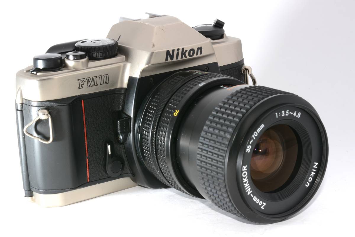 Nikon ニコン　FM10　Body（シルバー）＋NIKON　Ai-s　35－70㎜　3.5_画像10