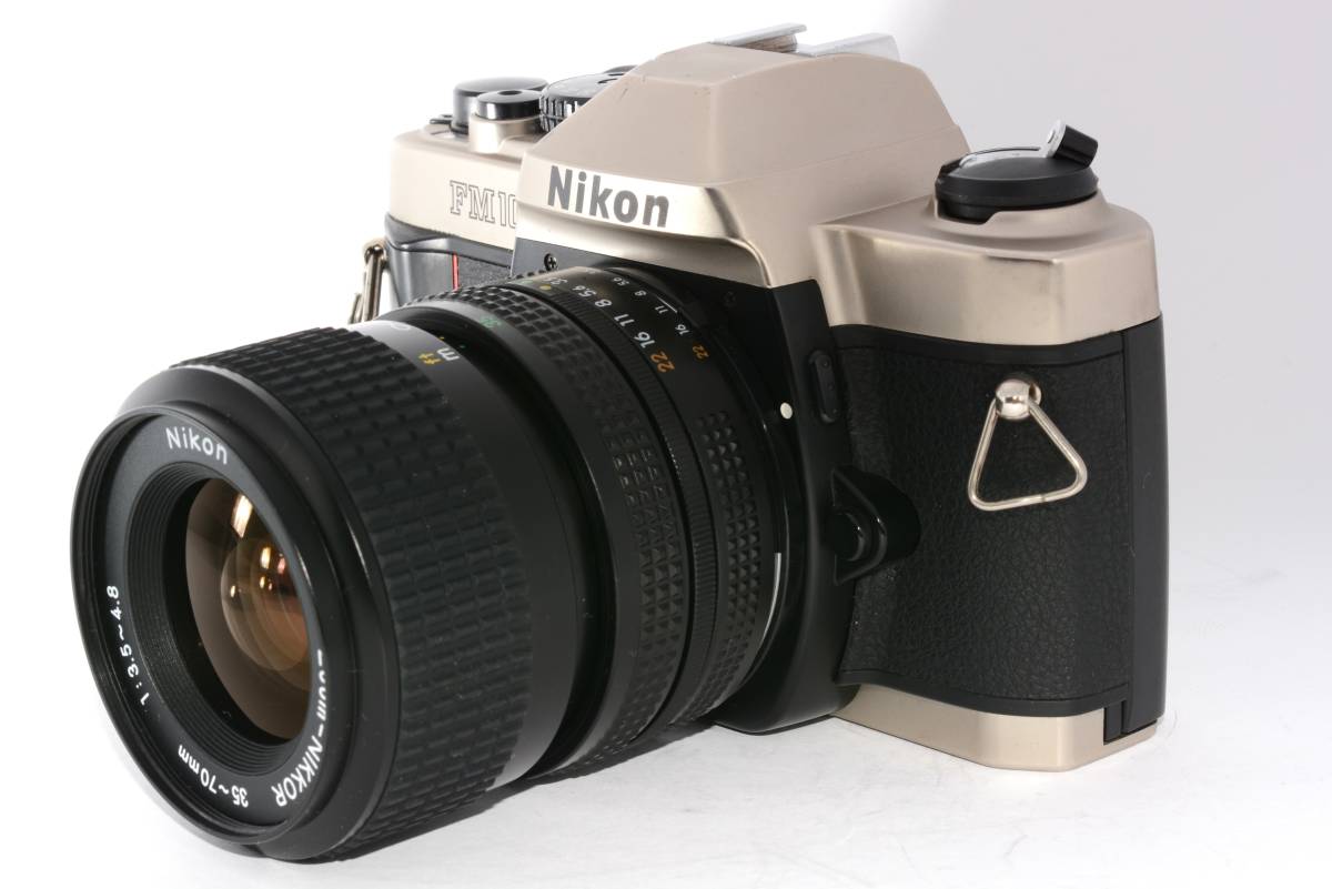 Nikon ニコン　FM10　Body（シルバー）＋NIKON　Ai-s　35－70㎜　3.5_画像2