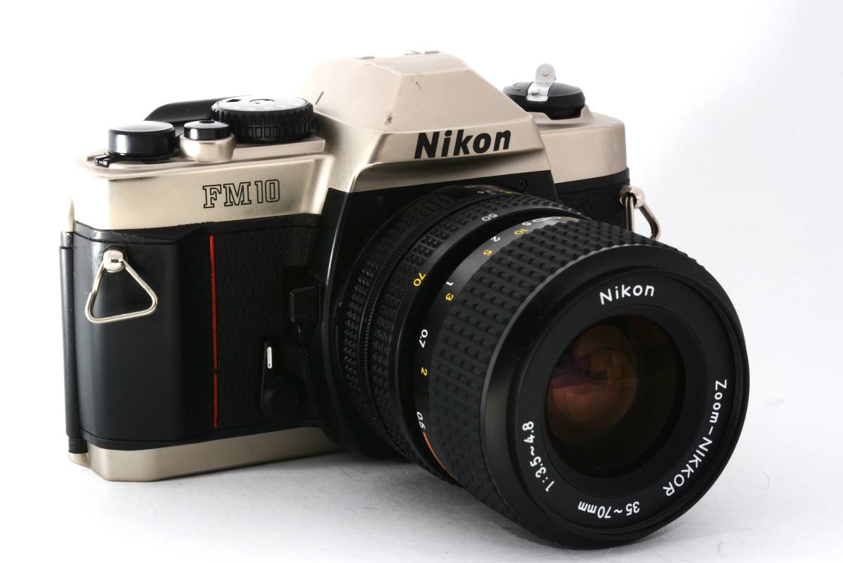 Nikon ニコン　FM10　Body（シルバー）＋NIKON　Ai-s　35－70㎜　3.5_画像1