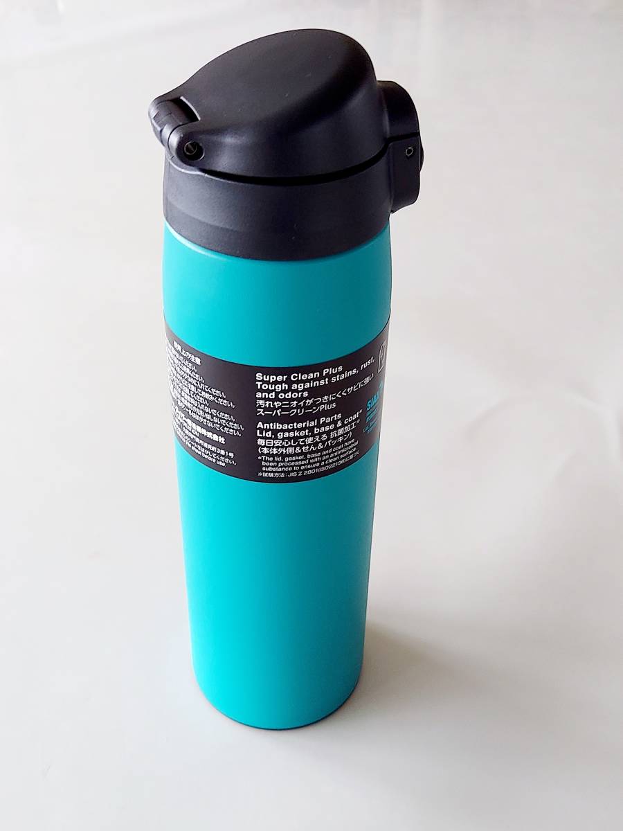タイガー　水筒　魔法瓶　マグボトル　ワンタッチステンレスボトル　真空断熱ボトル　保温保冷　タンブラ－　限定色ビリジアン　500ml_画像3