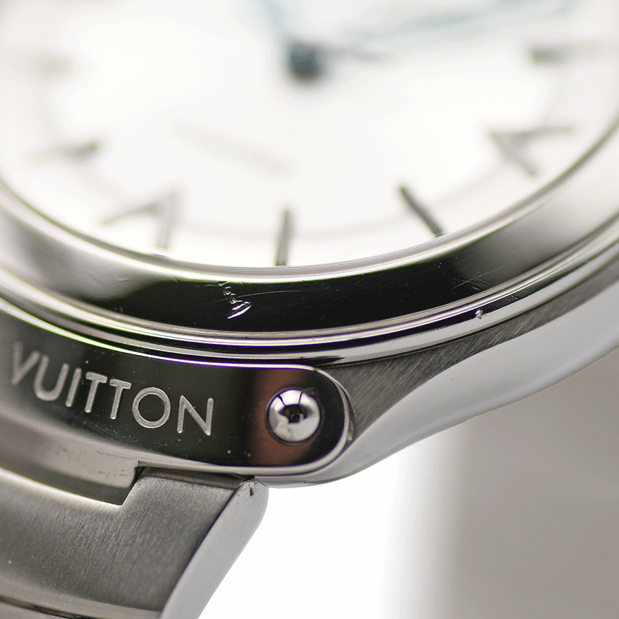 ルイヴィトン LOUISVUITTON フィフティファイブ 36MM オートマティック Q6G20 自動巻 ユニセックス 男女兼用 腕時計 研磨仕上げ済み 中古_画像5
