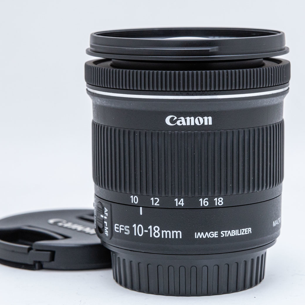 人気商品 Canon EF-S 10-18mm F4.5-5.6 IS STM 【管理番号007393