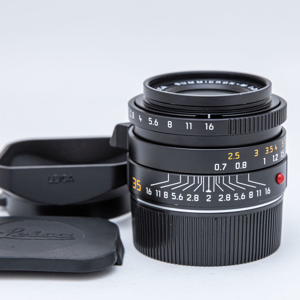 Leica SUMMICRON-M 35mm F2 ASPH. (6bit) ブラック　【管理番号007423】