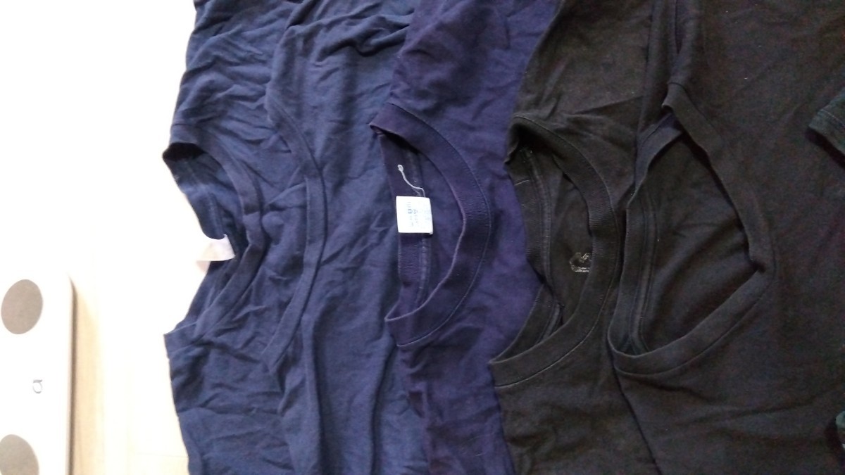 【1円出品】Tシャツ　まとめ　6セット　L.L XL ネイビー　ブラック　紺　黒　大きいサイズ_画像3