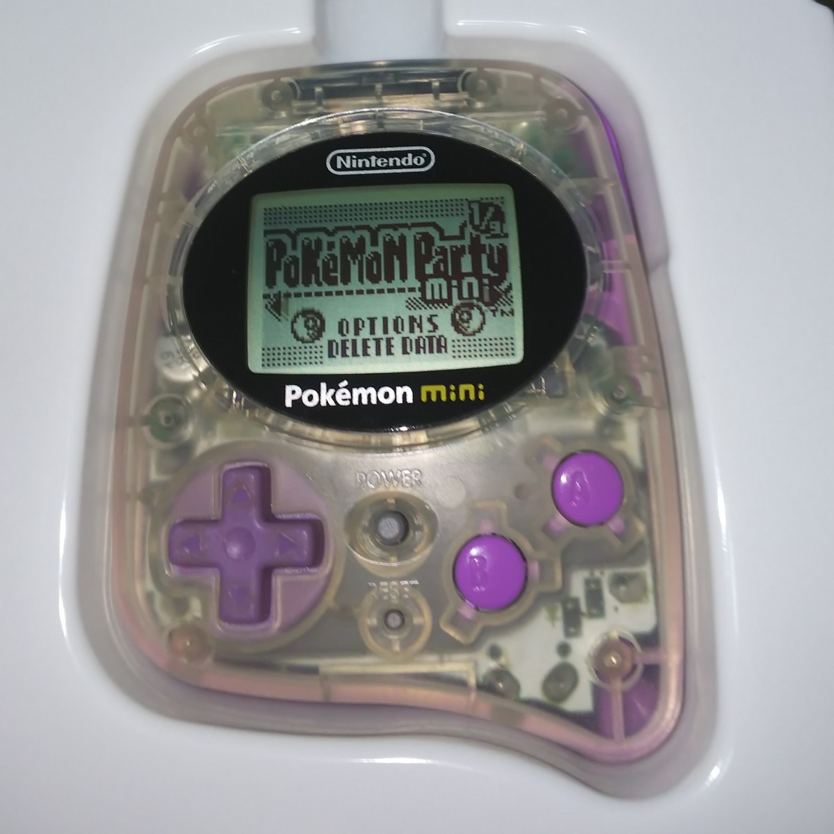 ポケモンミニ ムチュールパープル おまけソフト付き 携帯
