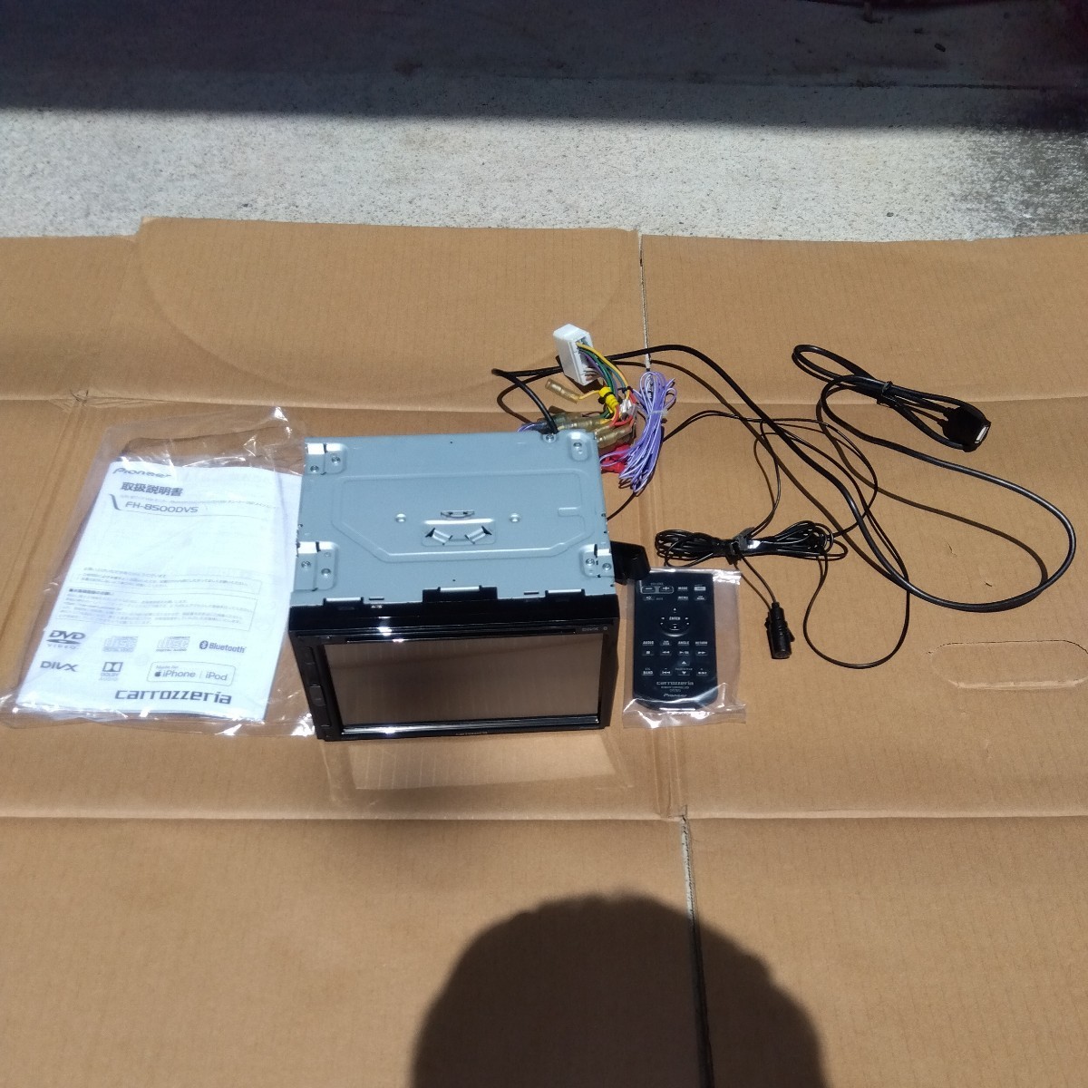 カロッツェリア FH-8500DVS オーディオ CD/DVD/Bluetooth/AM/FM/USB