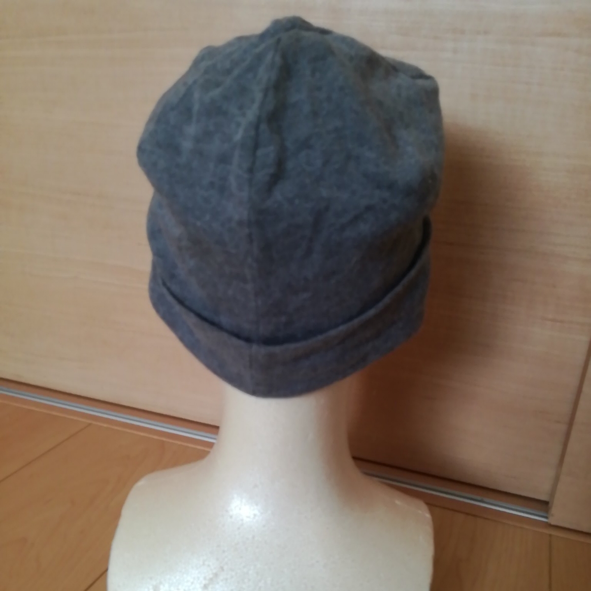 日本製造CAHLA CA4LA全季可穿戴薄透視純棉豆豆針織帽灰色 原文:日本製 カシラCA4LA オールシーズン着用可能 薄手コットン ビーニーニットキャップ 帽子グレー