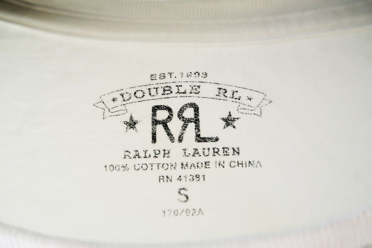 【ヴィンテージ】Ralph Lauren RRL ラルフローレンRRL クルーネックTシャツ Sサイズ_画像4