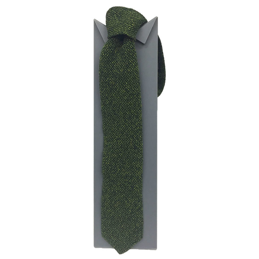 HERMES Hermes knitted tie necktie silk green men's clothing accessories unused aq8194