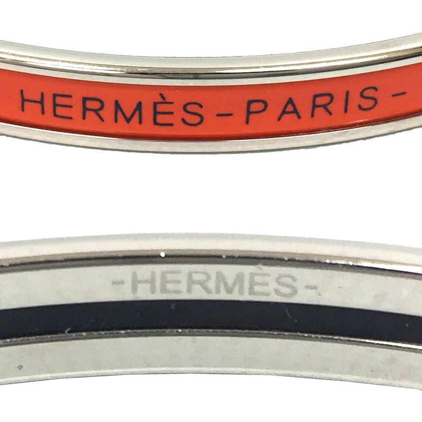 HERMES エルメス ユニ H バングル ブレスレット オレンジ 未使用 新古品 aq8025_画像3