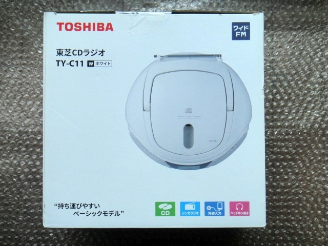 [ не использовался товар ] Toshiba CD радио TY-C11 белый 