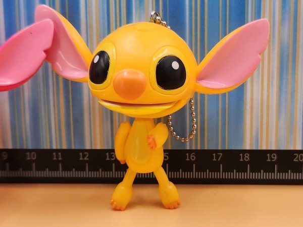 ディズニー リロ＆スティッチ ブラブラ ボールチェーン フィギュア エンジェル ルーベン 検Lilo&StitchマスコットFigurineキーホルダー_画像3