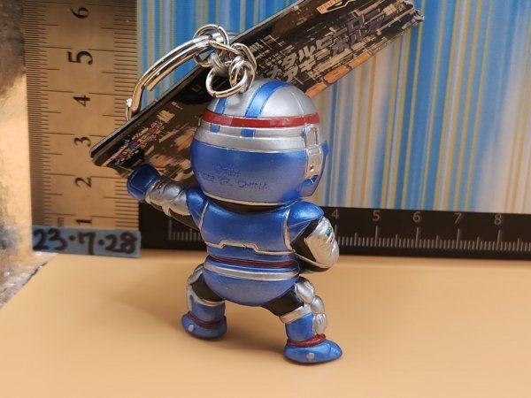 スーパーヒーロー作戦 フィギュア キーホルダーSD宇宙刑事シャイダー検